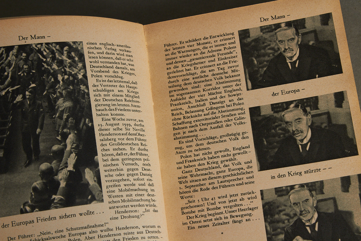 WW2 Tysk "Die Wehrmacht" Bog. Original.