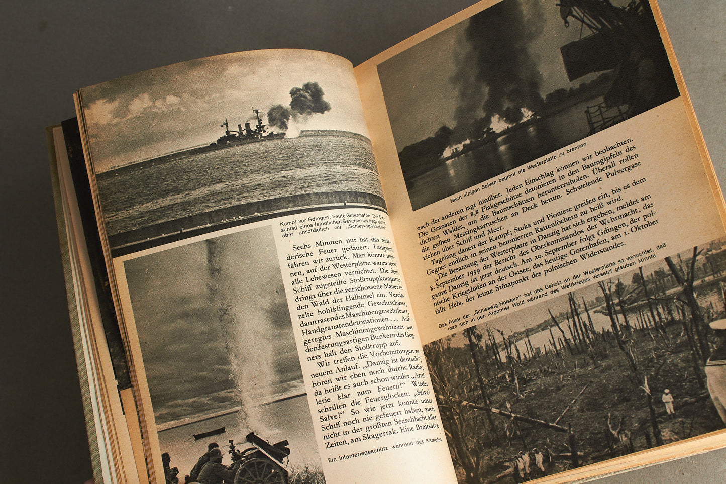 WW2 Tysk "Die Wehrmacht" Bog. Original.