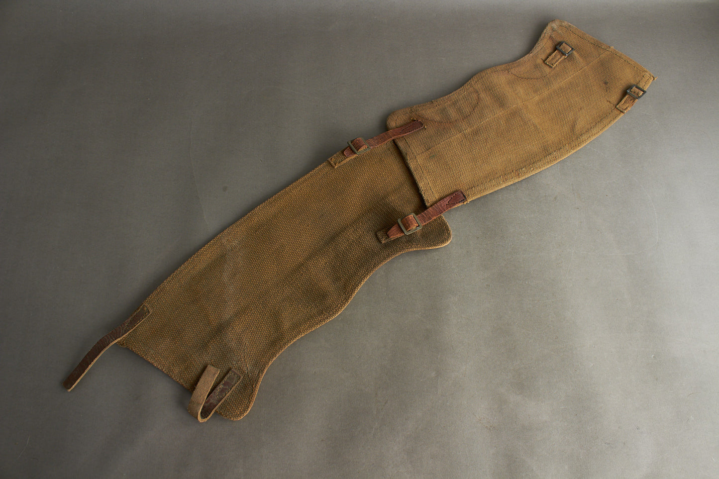 WW2 Engelske Gamacher fra 1944. Genbrugt i Danmark. Original.