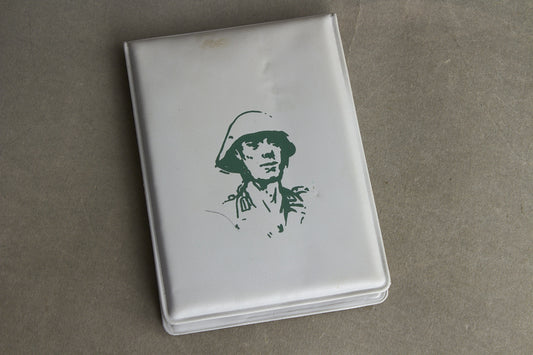 Østtysk DDR VA "Volksarmee" lille plakette. Original.