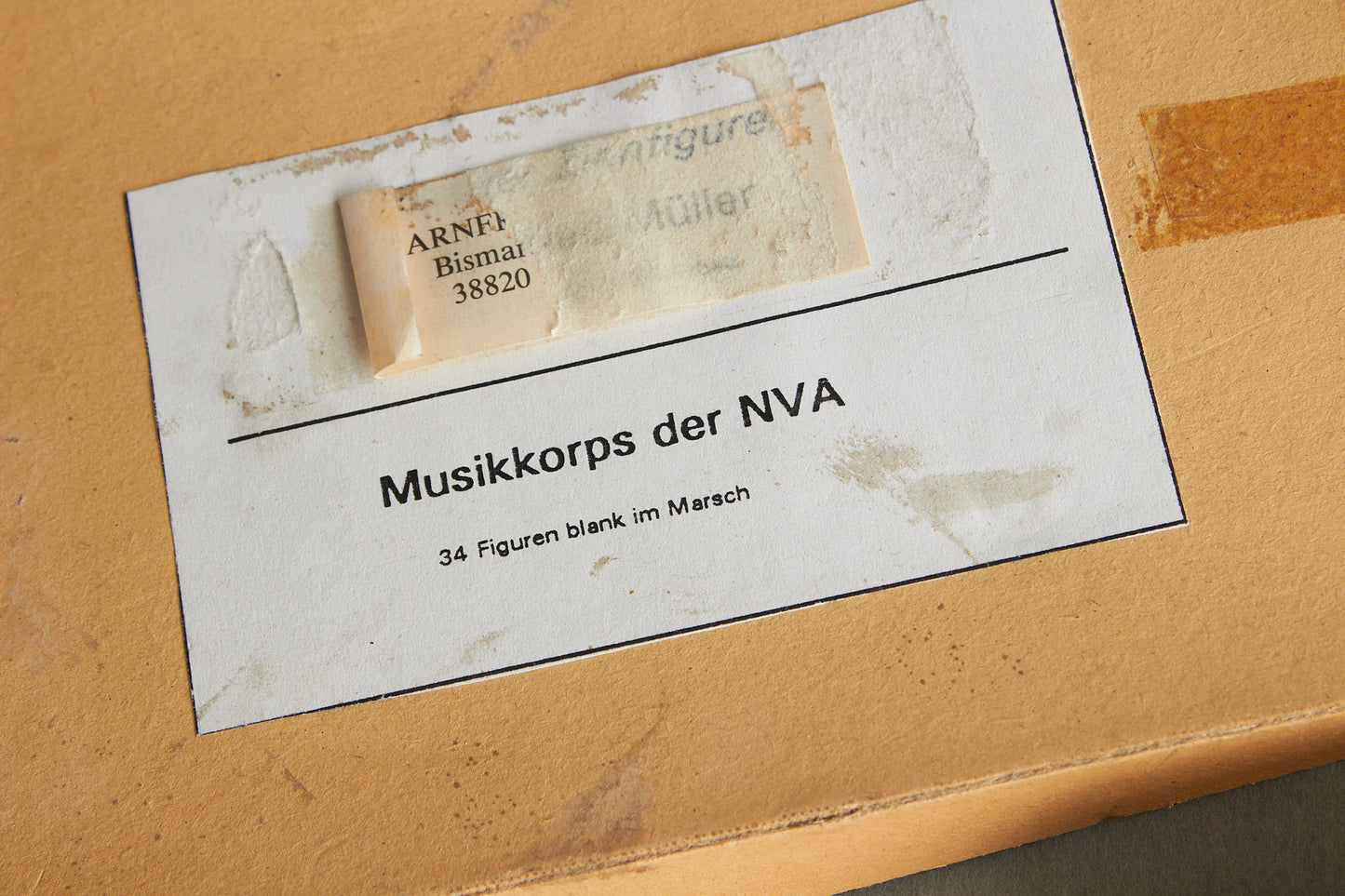 Østtysk DDR VA "Volksarmee" Tin Soldater. Ubrugte i æske. Original.
