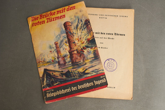 WW2 Tysk HJ Hæfte. Original.