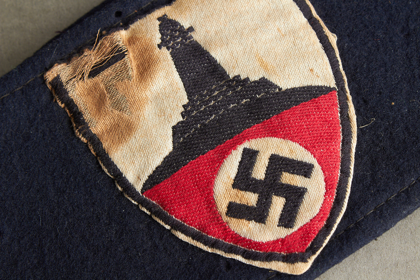 WW2 Tysk NS-RKB/Kyffhäuserbund Armbind. Original.