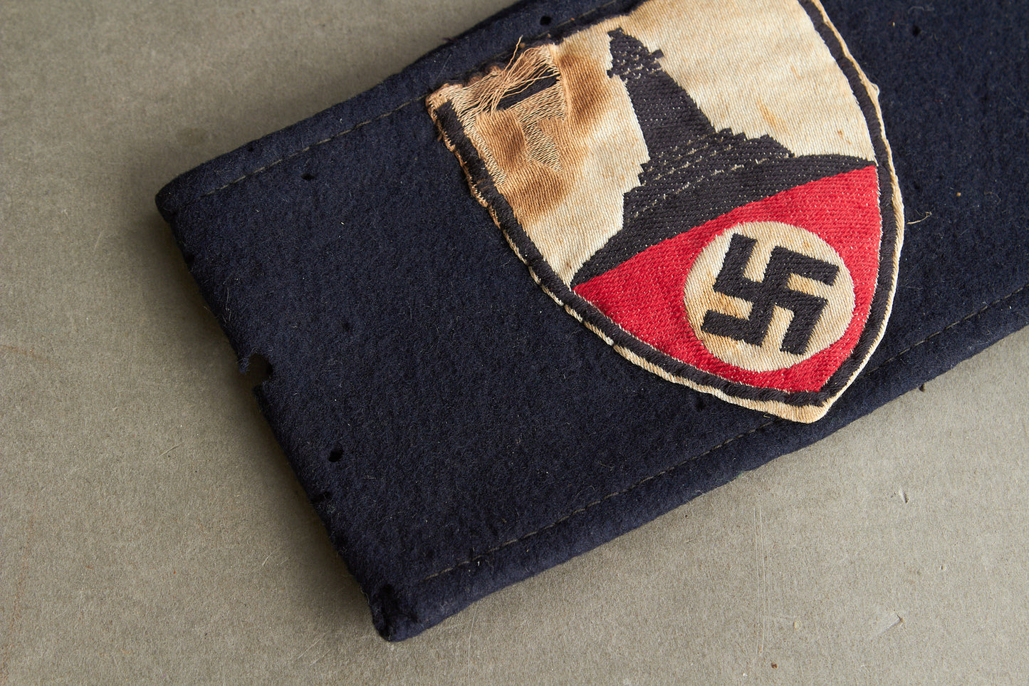 WW2 Tysk NS-RKB/Kyffhäuserbund Armbind. Original.