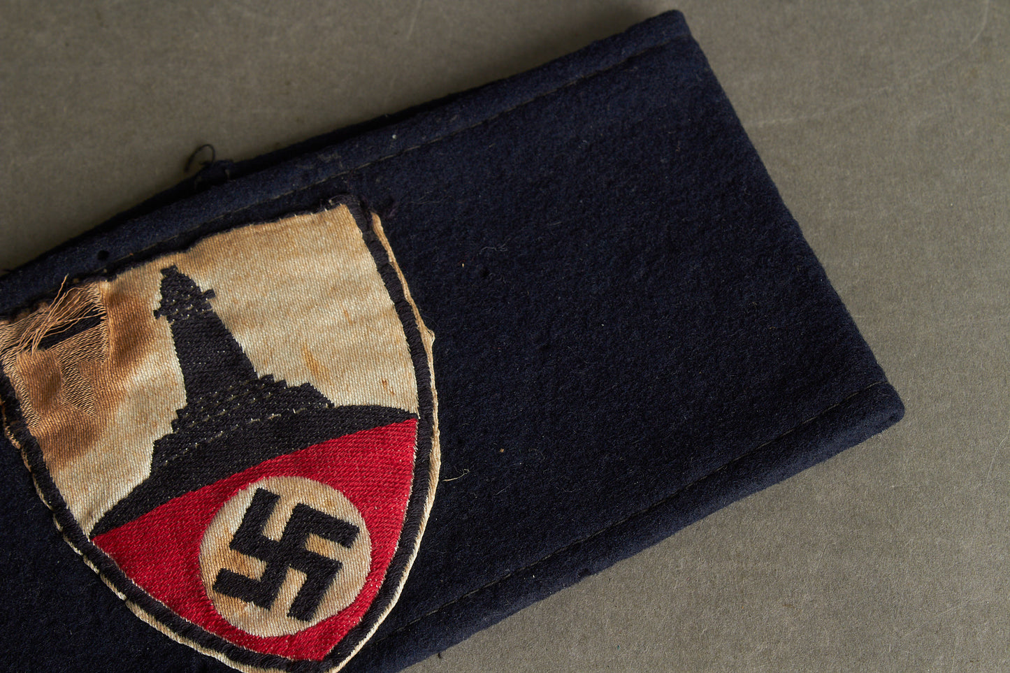 WW2 Tysk NS-RKB/Kyffhäuserbund Armbind. Original.
