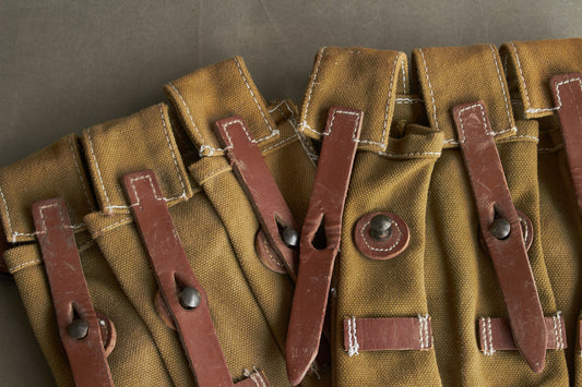 WW2 Tysk Sæt MP38u.40 Magasintasker. Efterkrigs. God kvalitet.