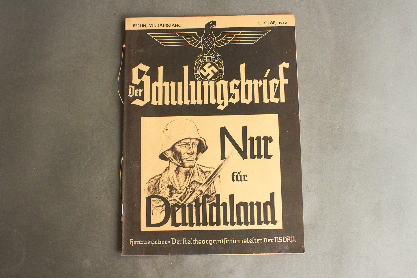 WW2 Tysk NSDAP Blad. Original.
