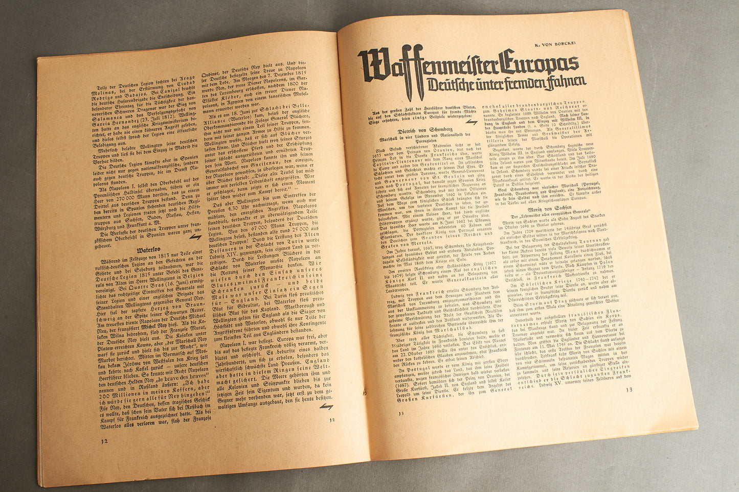 WW2 Tysk NSDAP Blad. Original.