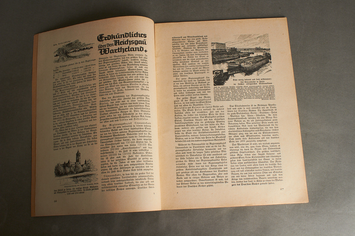 WW2 Tysk NSDAP Blad. Original.