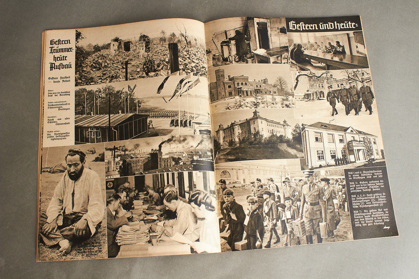 WW2 Tysk NSDAP Blad. Original.