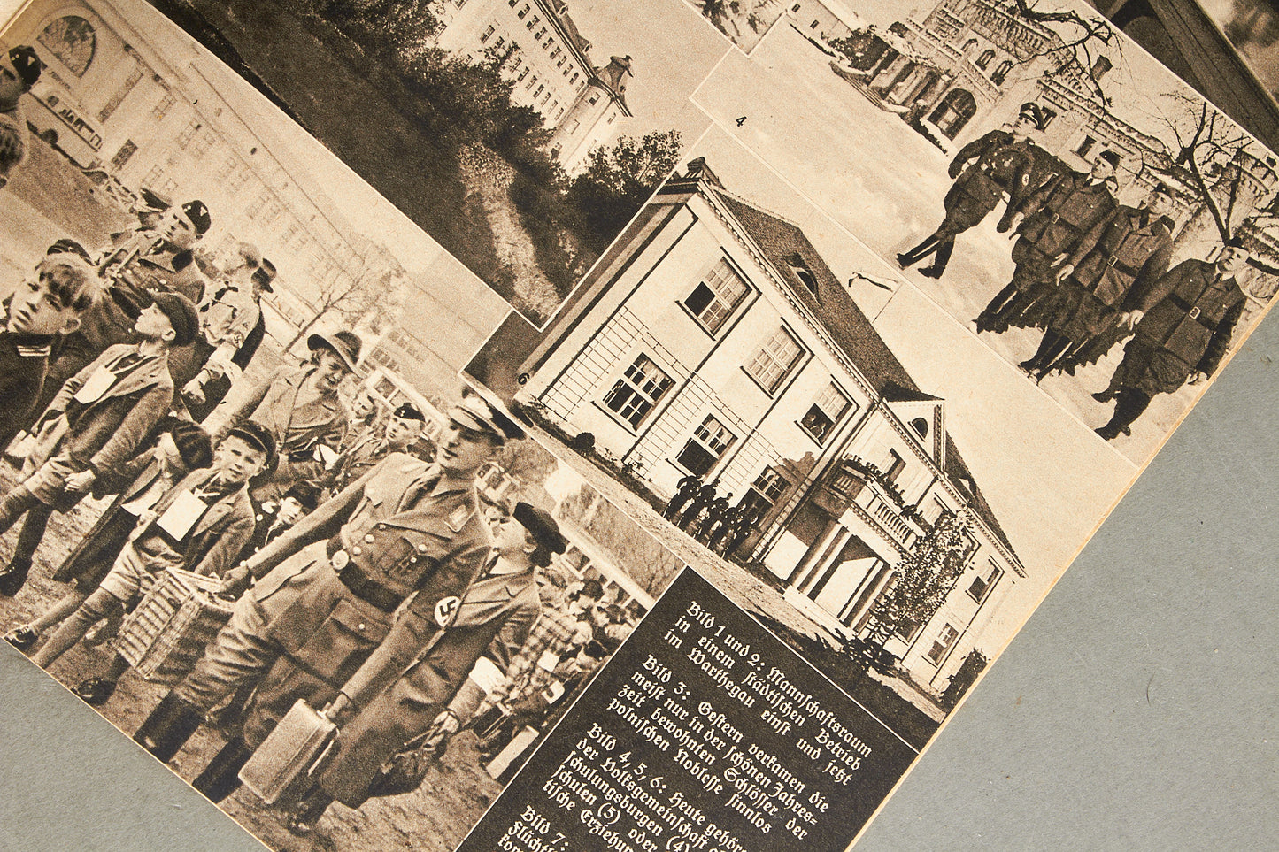WW2 Tysk NSDAP Blad. Original.