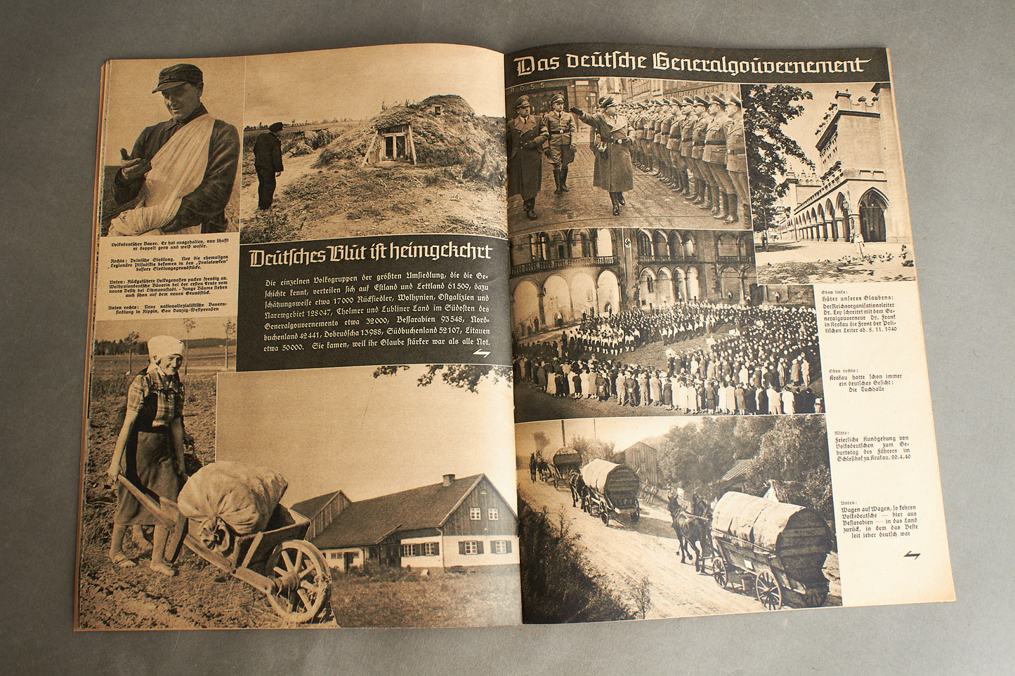 WW2 Tysk NSDAP Blad. Original.