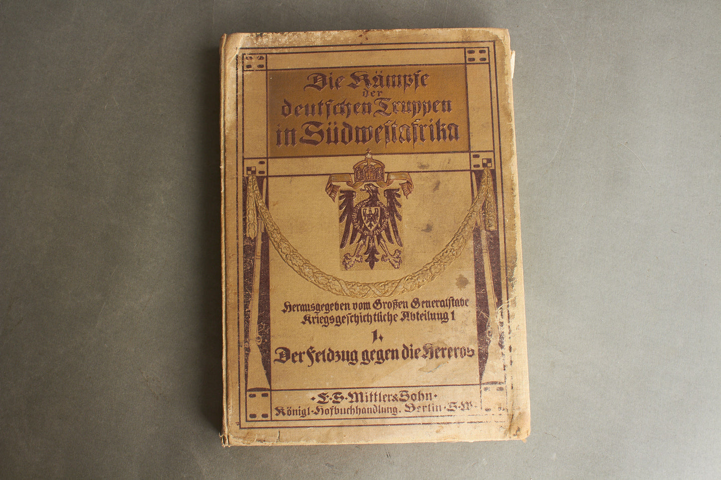 Før-WW1 Tysk Heer Bog. Original.