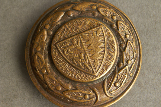 WW2 Tysk "Feuerwehr" Bæltespænde fra Schleswig-Holstein. Original.