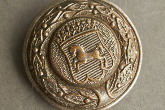 WW2 Tysk "Feuerwehr" Bæltespænde fra Niedersachsen. Original.