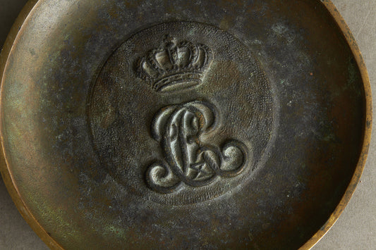 Dansk Kong Christian d. 10 Platte. Ses ikke tit. Original.