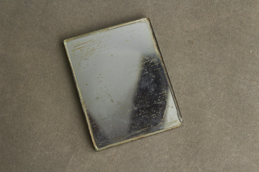 Dansk Kong Christian d. 10 Lommespejl. Ses ikke tit. Original.