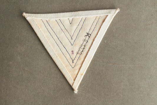 WW2 Tysk Kriegsmarine Rangvinkel. Med fremstiller og årstal 8.10.39. Original.