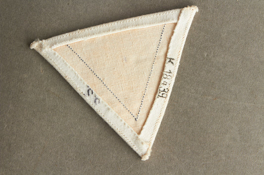 WW2 Tysk Kriegsmarine Rangvinkel. Med fremstiller og årstal 18.04.39. Original.