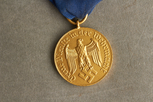 WW2 Tysk "12 års tro tjeneste" Medalje. Original.