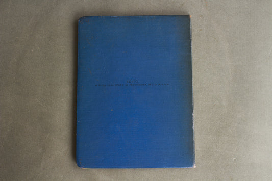 WW2 Italiensk Facist håndbog. Sjælden. Original.