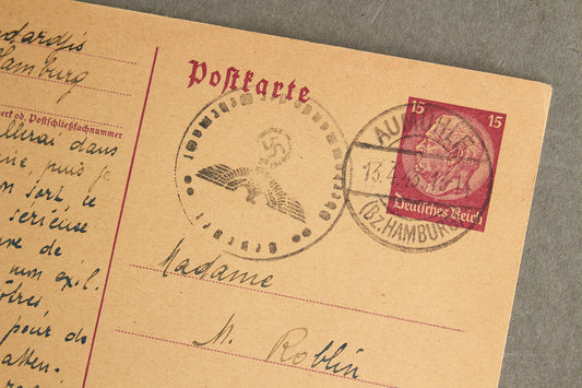 WW2 Tysk Postkort. Original.