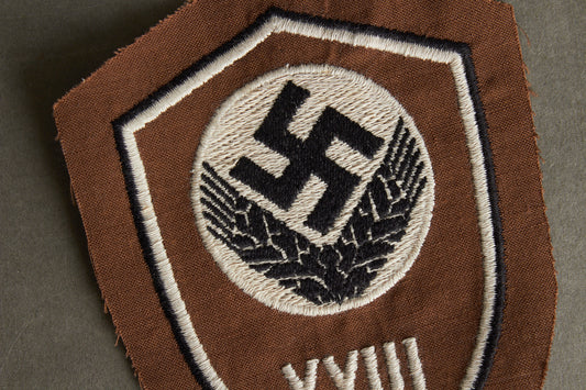 WW2 Tysk RAD Ærmemærke. Efterkrigs.