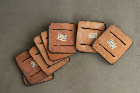 WW2 Tysk Lot af Læderforstærkninger til udstyr remme. Original.