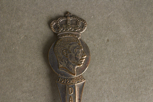 WW2 Dansk Kong Christian d. 10 Ske fra 1942. Original.