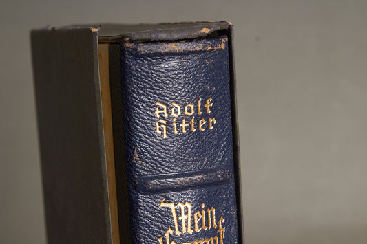 WW2 Tysk Mein Kampf i Bryllupsudgave. Med hilsen fra Borgmesteren. Sjælden. Original.