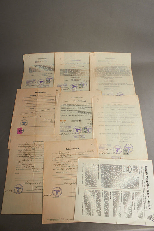 WW2 Tysk Blandet Lot. Original.