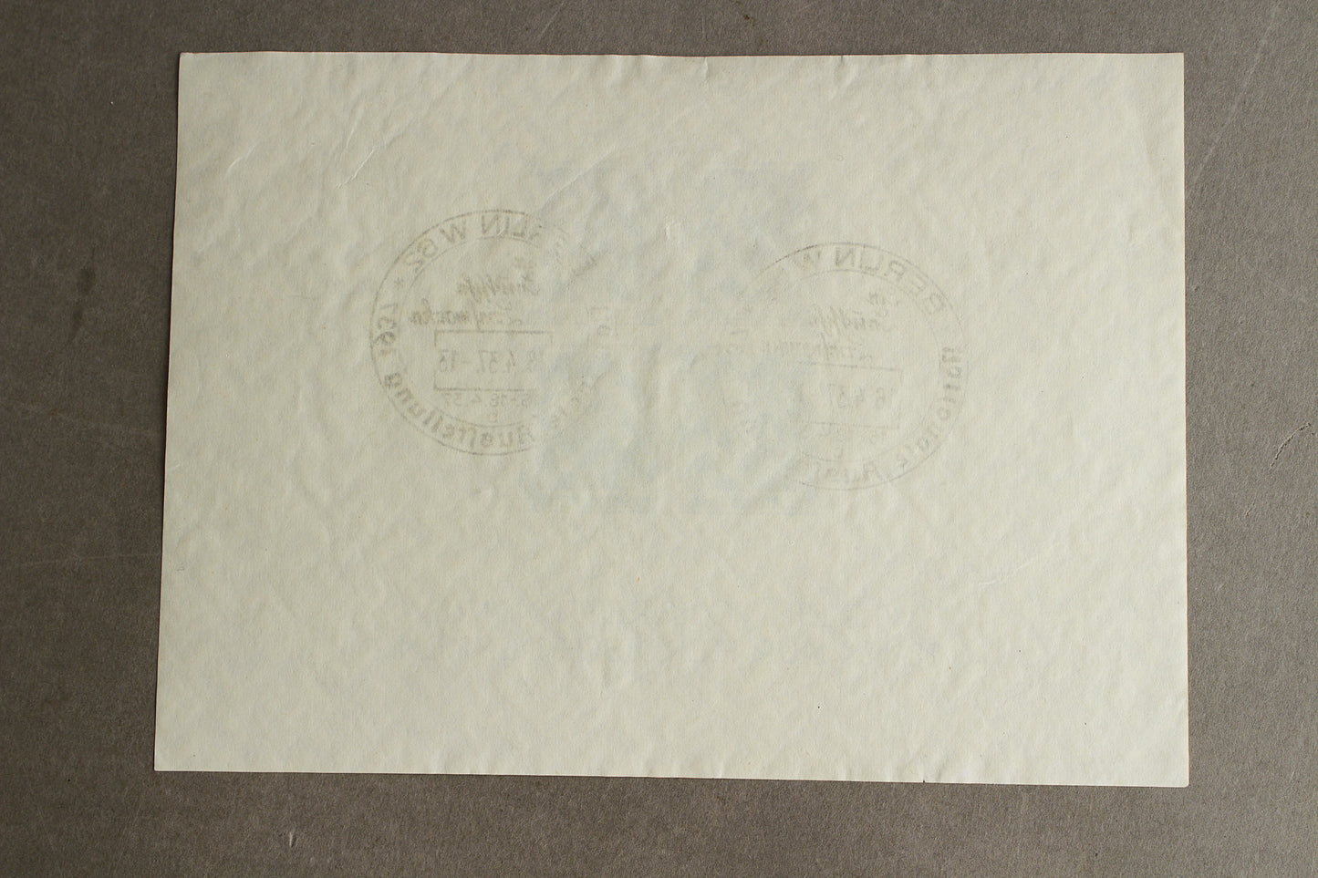 WW2 Tysk "AH" Frimærker på ark. Original.