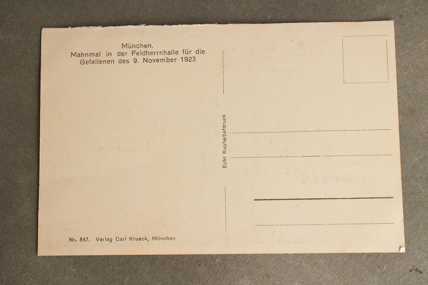 WW2 Tysk NSDAP Postkort. Original.