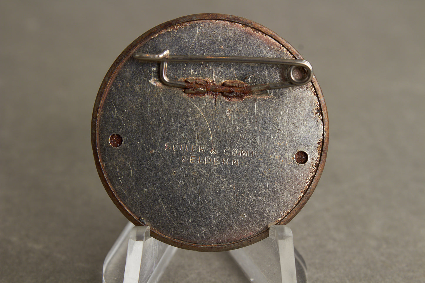 WW2 Tysk NSDAP Tinnie 1937. Ses ikke tit. Original.