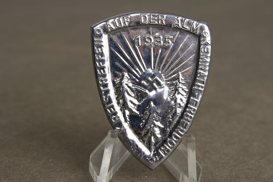 WW2 Tysk Tidlig NSDAP Tinnie. Original.