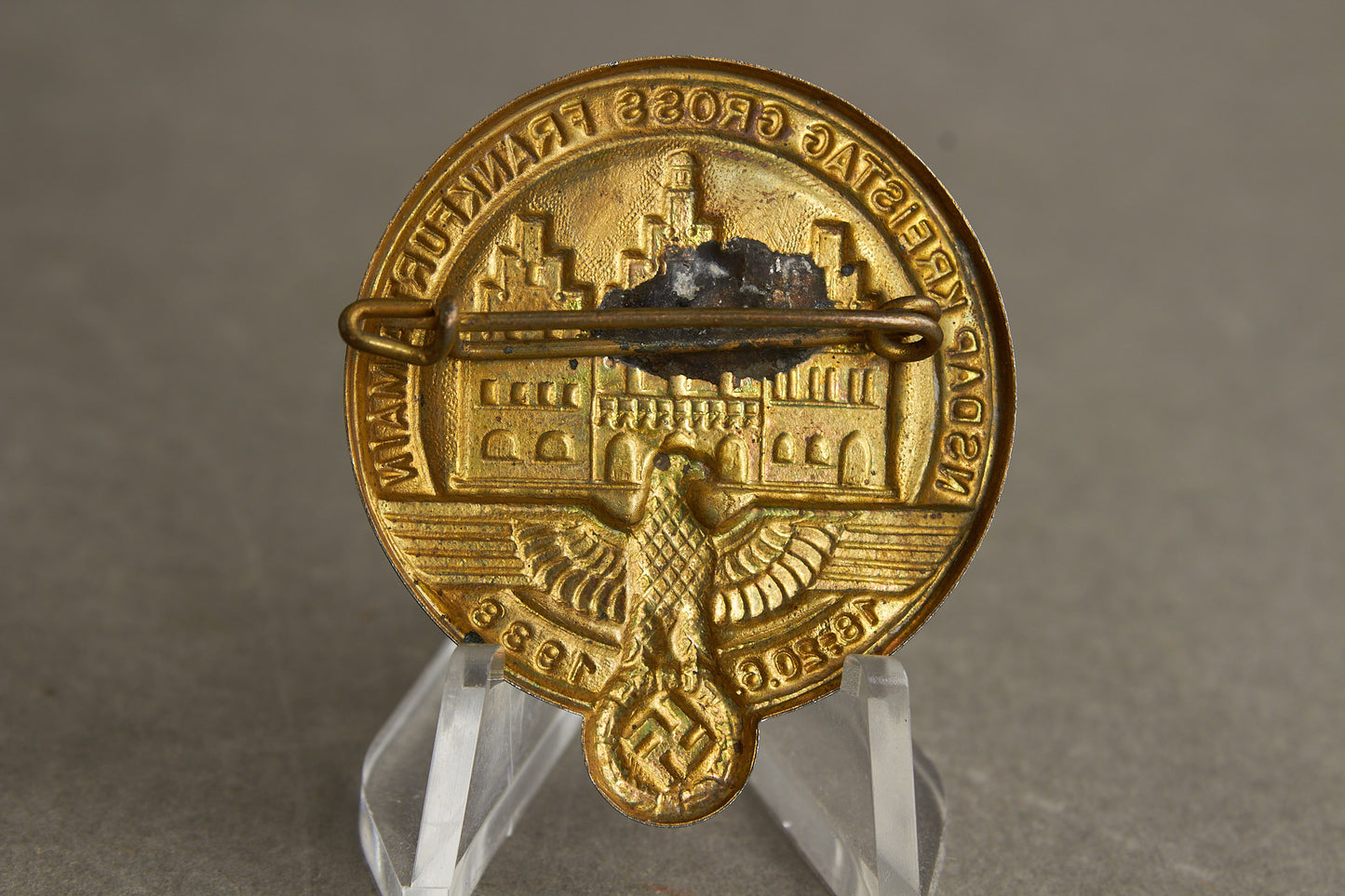 WW2 Tysk NSDAP Tinnie. Original.