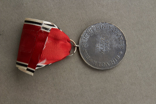 WW2 Tysk "13. März 1938" Medalje. Original.