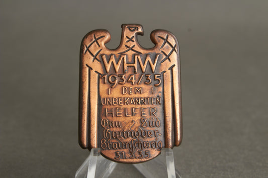 WW2 Tysk Tidlig WHW Tinnie fra 1934/35. Sjælden Original.