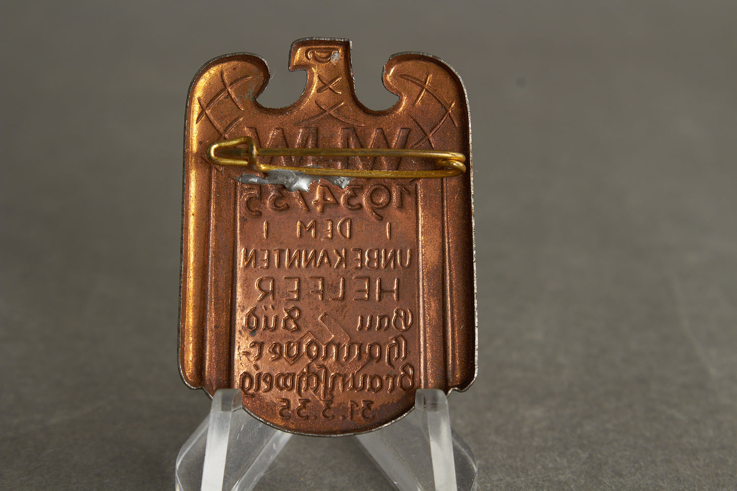 WW2 Tysk Tidlig WHW Tinnie fra 1934/35. Sjælden Original.