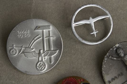 WW2 Tysk Blandet Lot Tinnies. Original.