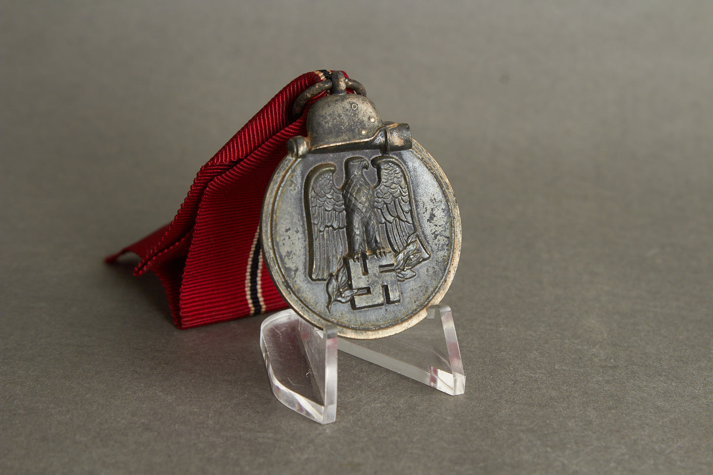 WW2 Tysk Østfront Medalje. Fremstiller 6 i ringen. Original.