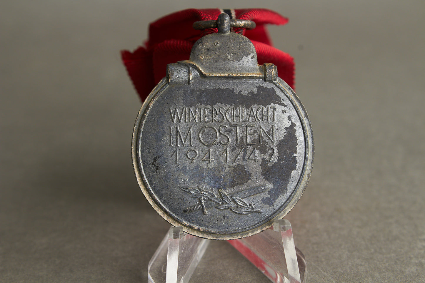 WW2 Tysk Østfront Medalje. Fremstiller 6 i ringen. Original.