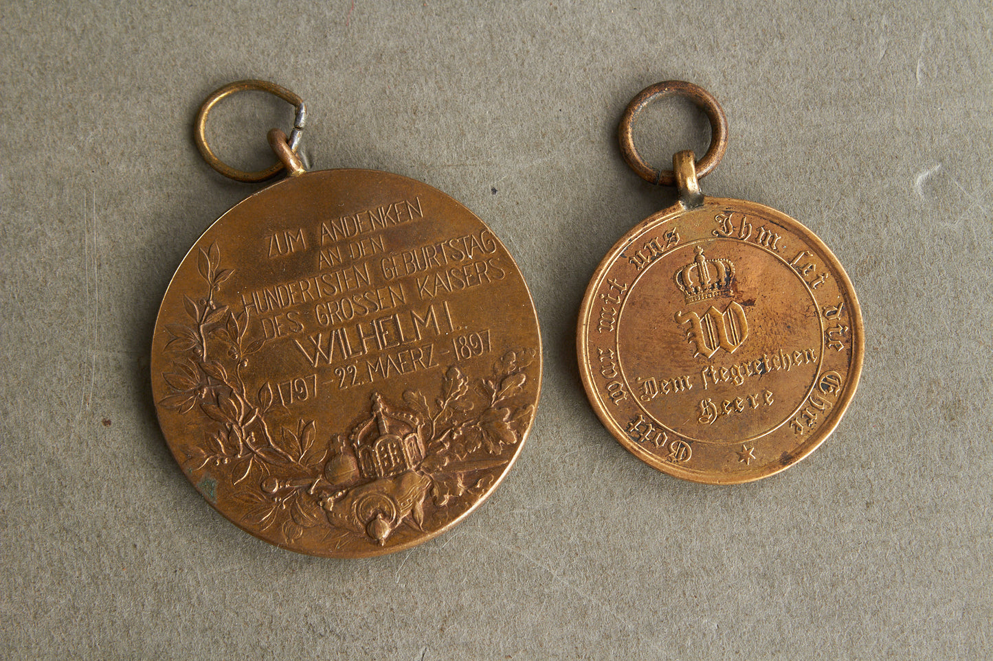 WW1 Tyske Medaljer. Original.
