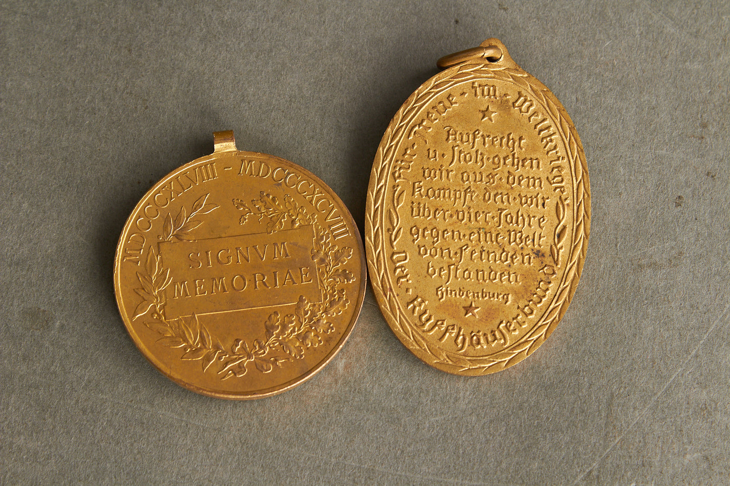 WW1 Tyske Medaljer. Original