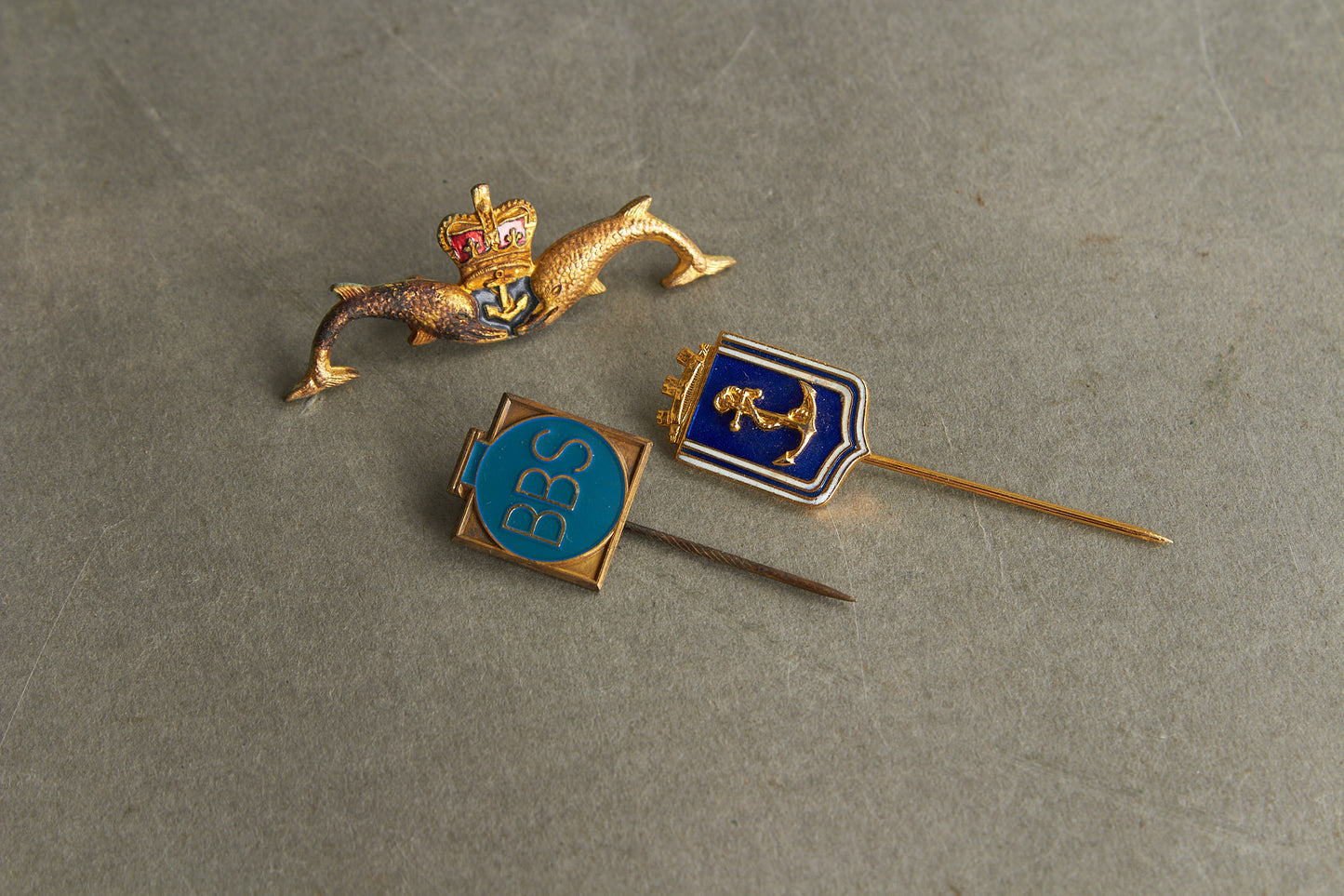 WW2 Svenske Marine Pins. Original.