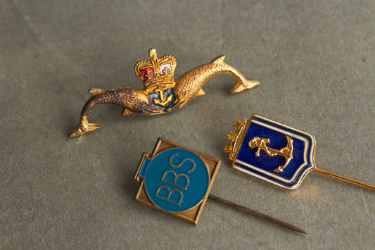WW2 Svenske Marine Pins. Original.