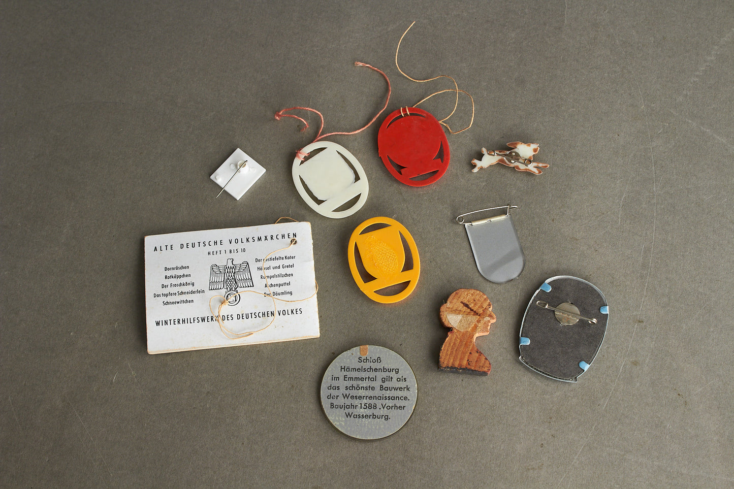 WW2 Tysk WHW Blandet Lot. Original.