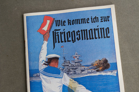 WW2 Tysk Kriegsmarine Hæfte. Original.