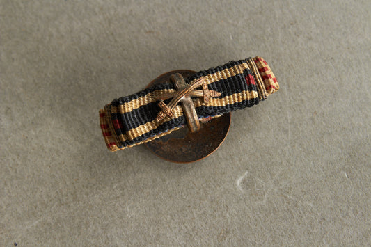 WW1/WW2 Tysk Knaphuls Spange. 4 medaljer. Original.