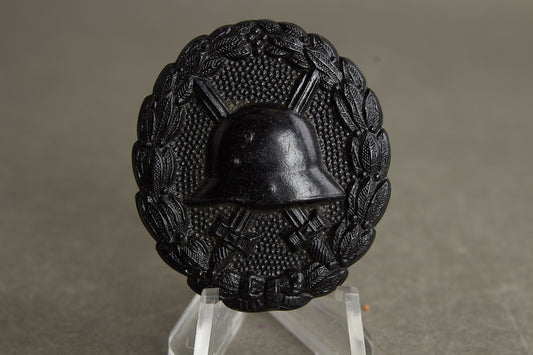 WW1 Tysk Sårettegn i Sort. Original.